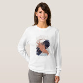 木炭、c.1830のブロックを持つLangoustine Tシャツ (正面フル)