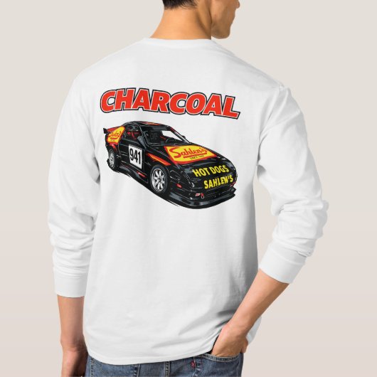 木炭 Tシャツ (裏面)
