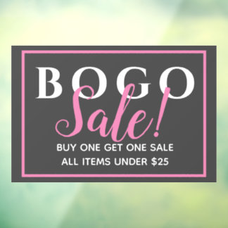 木炭BOGO小売販売ウィンドウの固定 ウィンドウサイン