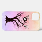 木熱狂する生き物インクアートピンクファンタジー Case-Mate iPhoneケース (裏面 (横))