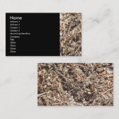 木片 名刺 (正面/裏面)