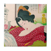 木版クールという芸者 タイル (正面)