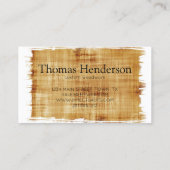 木版加工 名刺 (裏面)