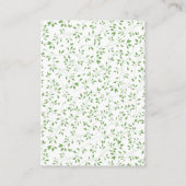 木版動物贈答用のスイートシャワー エンクロージャーカード (裏面)