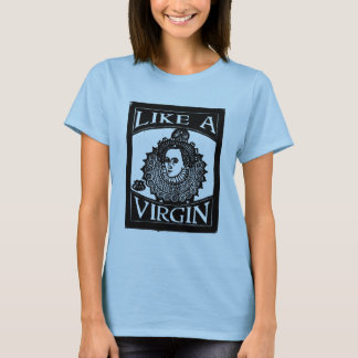 "木版画からのヴァージン[女王]"のようなエリザベス女王一世 Tシャツ