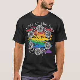 木版画の薔薇勲章 Tシャツ