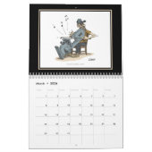 木版画カレンダー カレンダー (3月 2026)