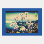 木版画日本のプリント景景品のラッピング ラッピングペーパーシート (正面3)