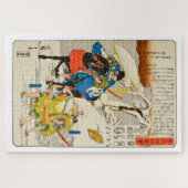 木版画日本の歌川広重1840年 ジグソーパズル (横)