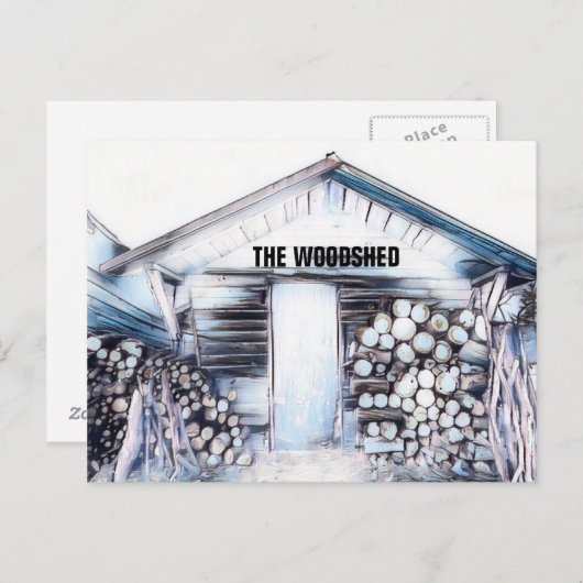 木版画絵葉書 ポストカード (正面/裏面)