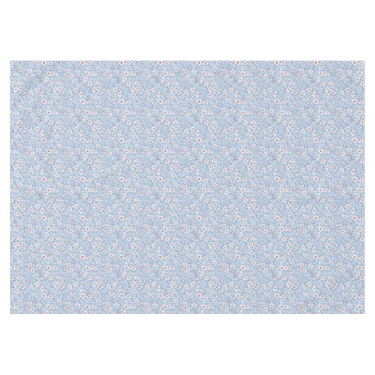 木版花柄 テーブルクロス (正面(横))