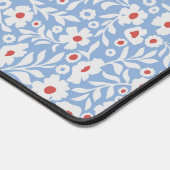 木版花柄 デスクマット (コーナー)