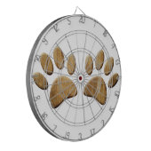 木犬のポープリント ダーツボード (正面左)