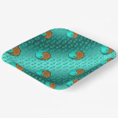 木犬の年 ペーパープレート (傾斜あり)