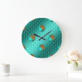 木犬の年 ラージ壁時計 (ホーム)