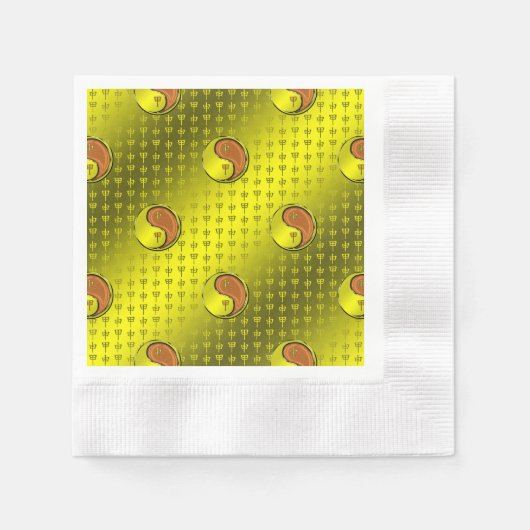 木猿の年 縁ありカクテルナプキン (正面)