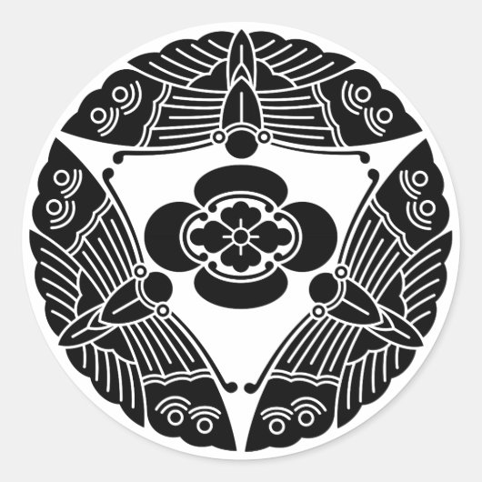 木瓜三種 ラウンドシール (正面)