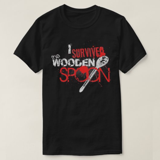 木生き延びのスプーン Tシャツ (デザイン正面)