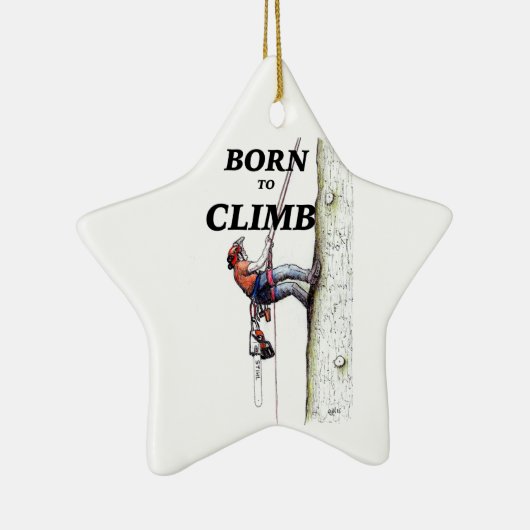 木生まれ外科医の聖降誕祭に登る セラミックオーナメント (右)