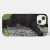 木登りする子グマ iPhoneケース (裏面横)