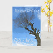 木登りを極めよう！ツリーアーボリスト カード (黄色い花)