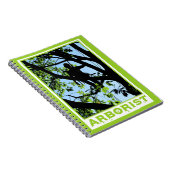 木登りシルエット：アルボリスト ノートブック (右側)