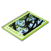 木登りシルエット：アルボリスト ノートブック (左側)