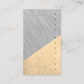 木目とテクスチャ 名刺 (裏面)