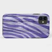 木目にゼブラを印刷#17 Case-Mate iPhoneケース (裏面(横))