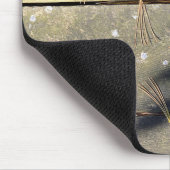 木目のリーフシャドウ マウスパッド (コーナー)