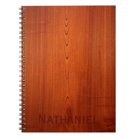 木目の名前 ノートブック (正面)