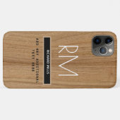 木目の実在木ではない Case-Mate iPhoneケース (裏面(横))