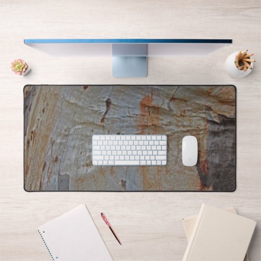 木目の木の樹皮フォトブラウンタン屋外素朴 デスクマット (オフィス1)