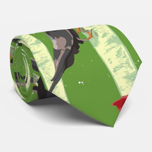 木目の柄 ネクタイ (ロール)