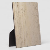 木目の白塗り フォトプラーク (側面)