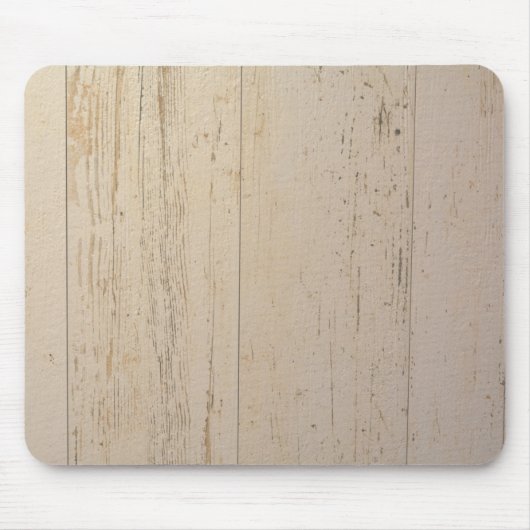 木目の白塗り マウスパッド (正面)