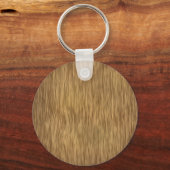 木目の粗い背景（自然色） キーホルダー (正面)