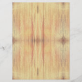 木目の背景テーブル番号シートゲスト名 プログラム (裏面)