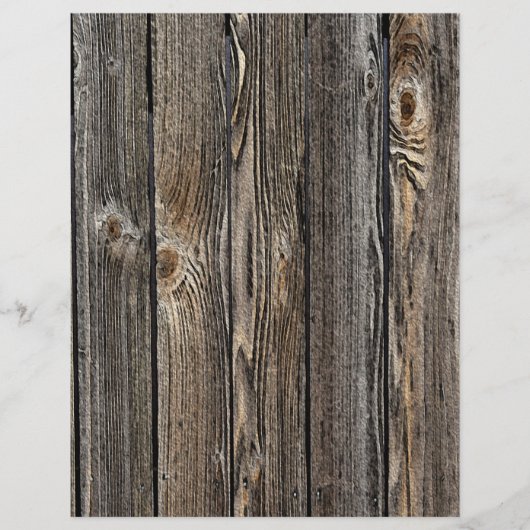 木目の背景 チラシ (正面)