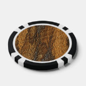 木目の表面のテクスチャ ポーカーチップ (シングル)
