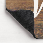 木目をモノグラムでチーク マウスパッド (コーナー)