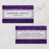 木目アステカ模様#2 名刺 (正面/裏面)