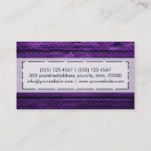 木目アステカ模様#2 名刺 (裏面)