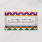 木目アステカ模様#7 名刺 (裏面)
