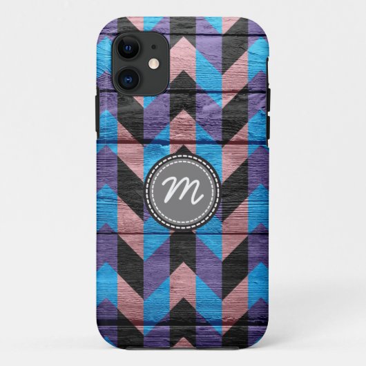 木目アステカ模様 Case-Mate iPhoneケース (裏面)