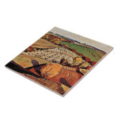 木目アートワークの許可、横 タイル (側面)