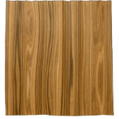 木目エレガントスタイル シャワーカーテン (正面)