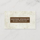 木目グランジヴィンテージ背景 名刺 (正面)