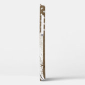 木目グランジ米国国旗 Case-Mate iPhoneケース (裏面 / 左)