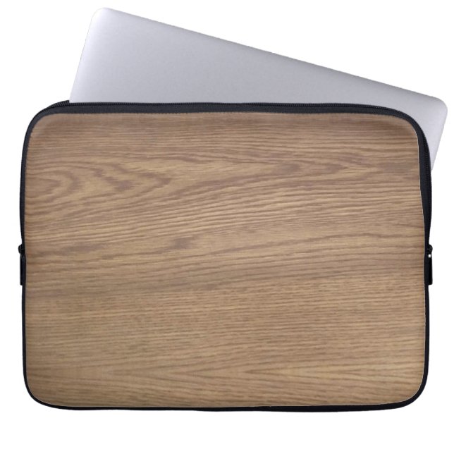 木目タブレットケース ラップトップスリーブ (正面)